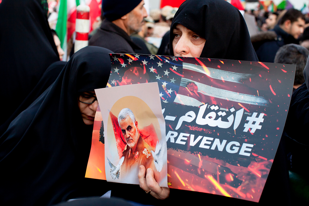 Iranians mourned the death of General Soleimani