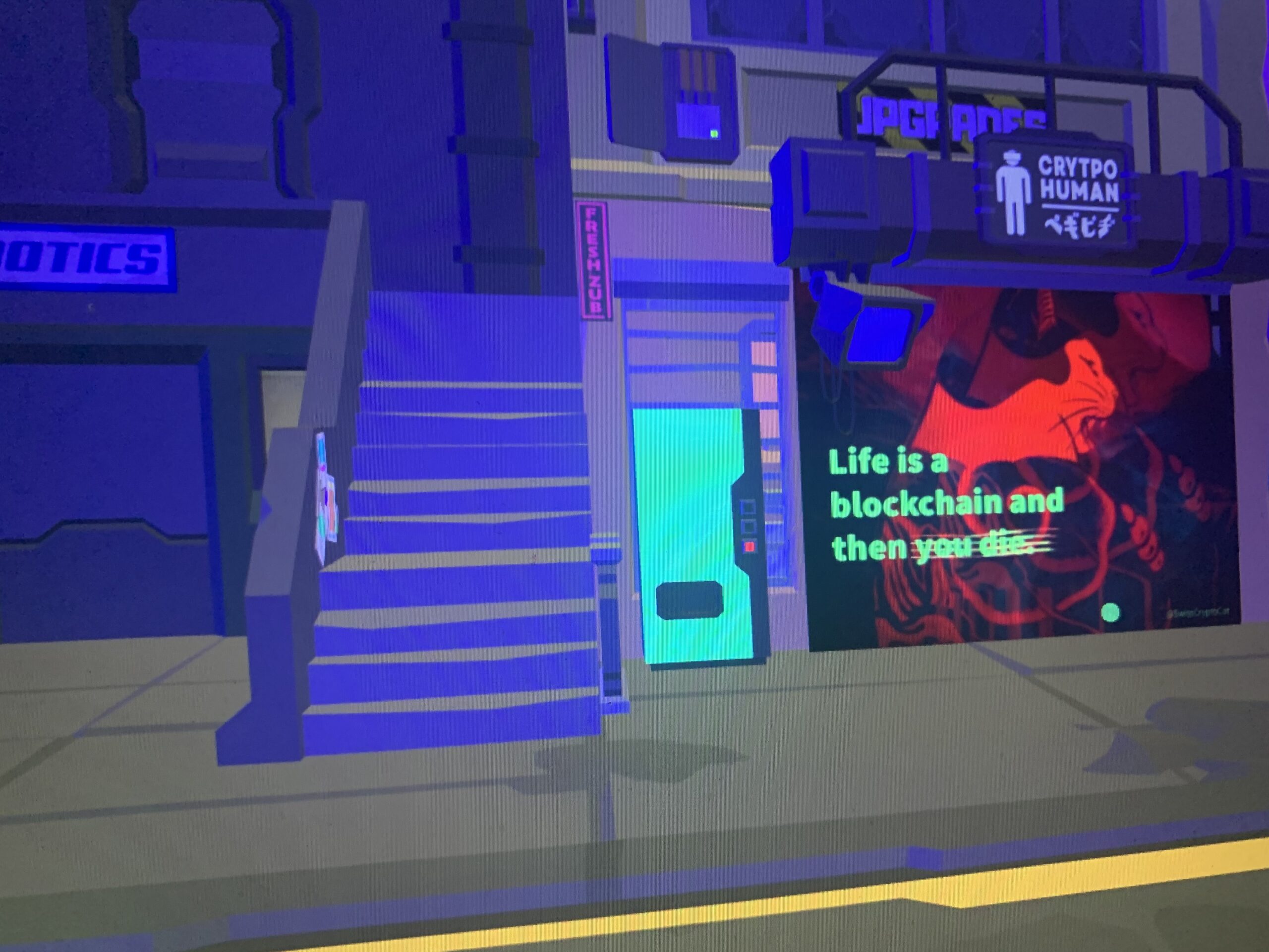 Bitcoin Cyber City street