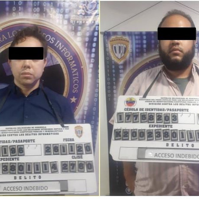 José Manuel Osorio Mendoza, 33, and Kelvin Jonathan Diaz, 34, are accused of breaking into the servers of Bancar Exchange
