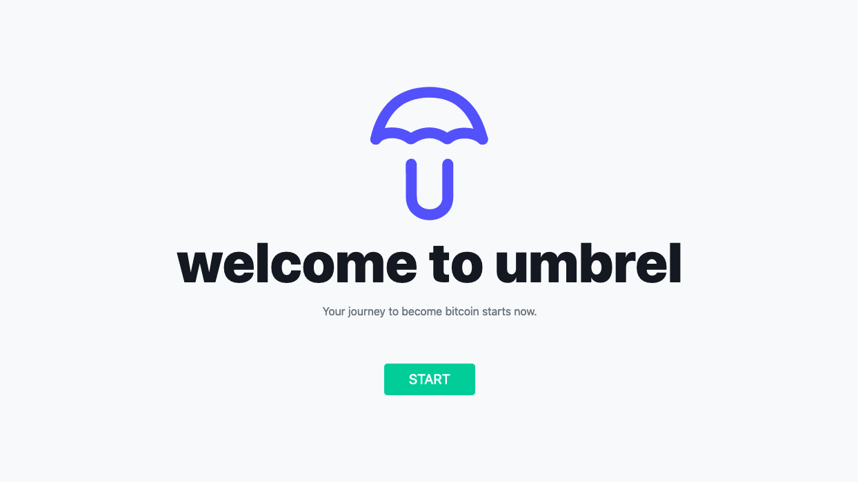 Welcome to Umbrel