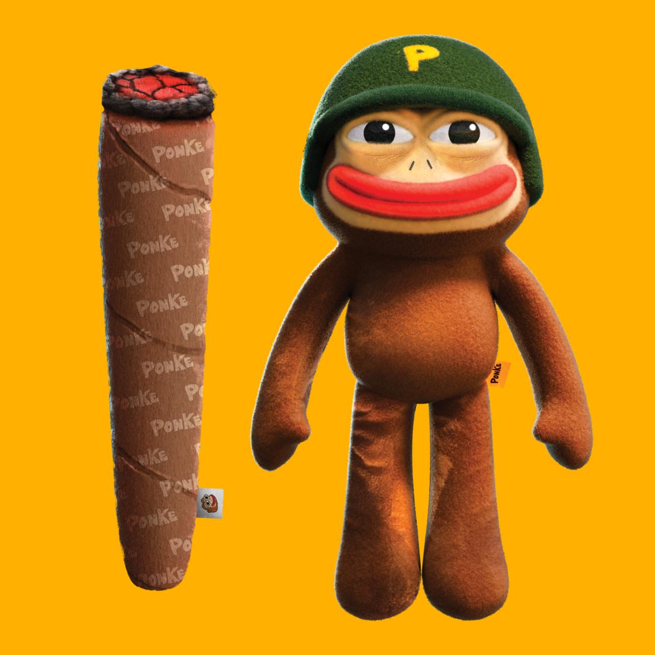 Solana Meme Coin Ponke Releases Plush Toy as First in Line of